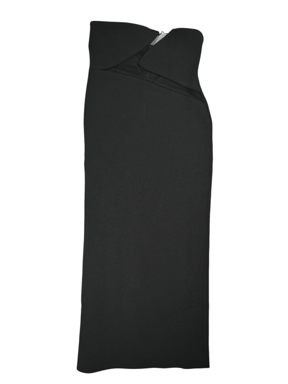 Meshki Lianne Strapless Maxi Dress in Black